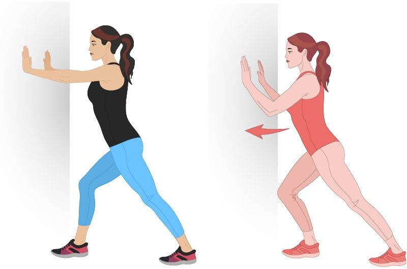 Wall Calf Stretch