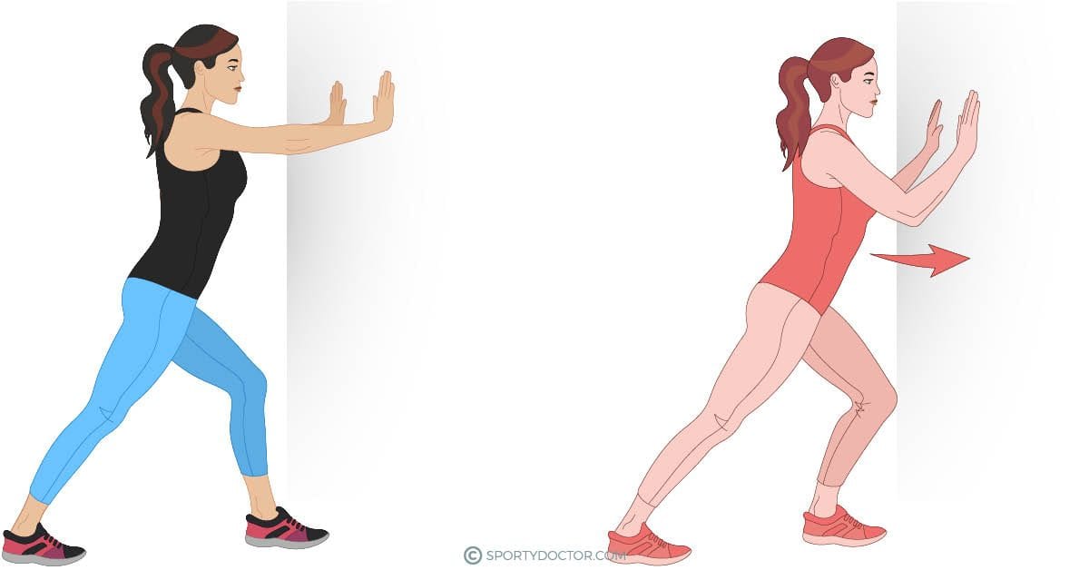 Plantar Fasciitis Stretches4 Wall Calf Stretch For Plantar Fasciitis