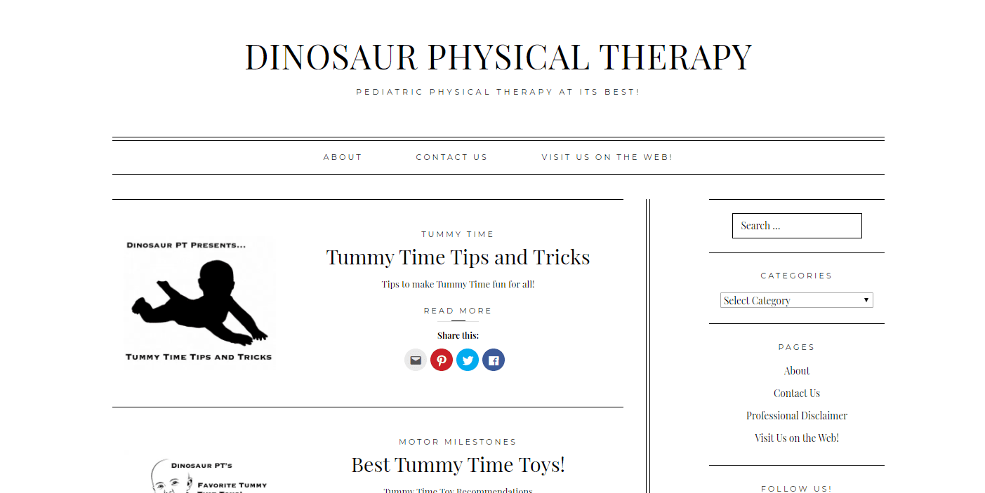 Dinosaur Physical Therapy