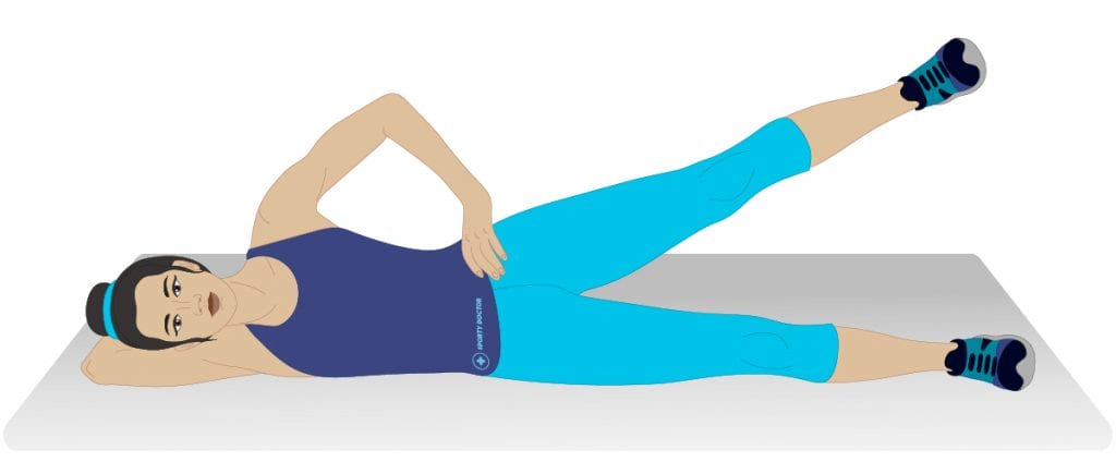 Floor Lateral Leg Raises