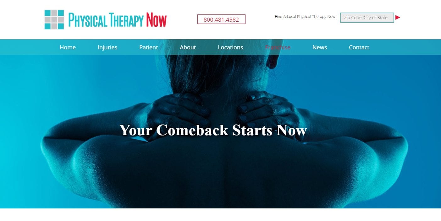 Franchise Physicaltherapy now.com