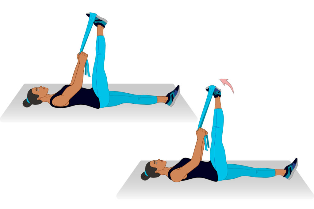 Belt strap IT Band Stretch