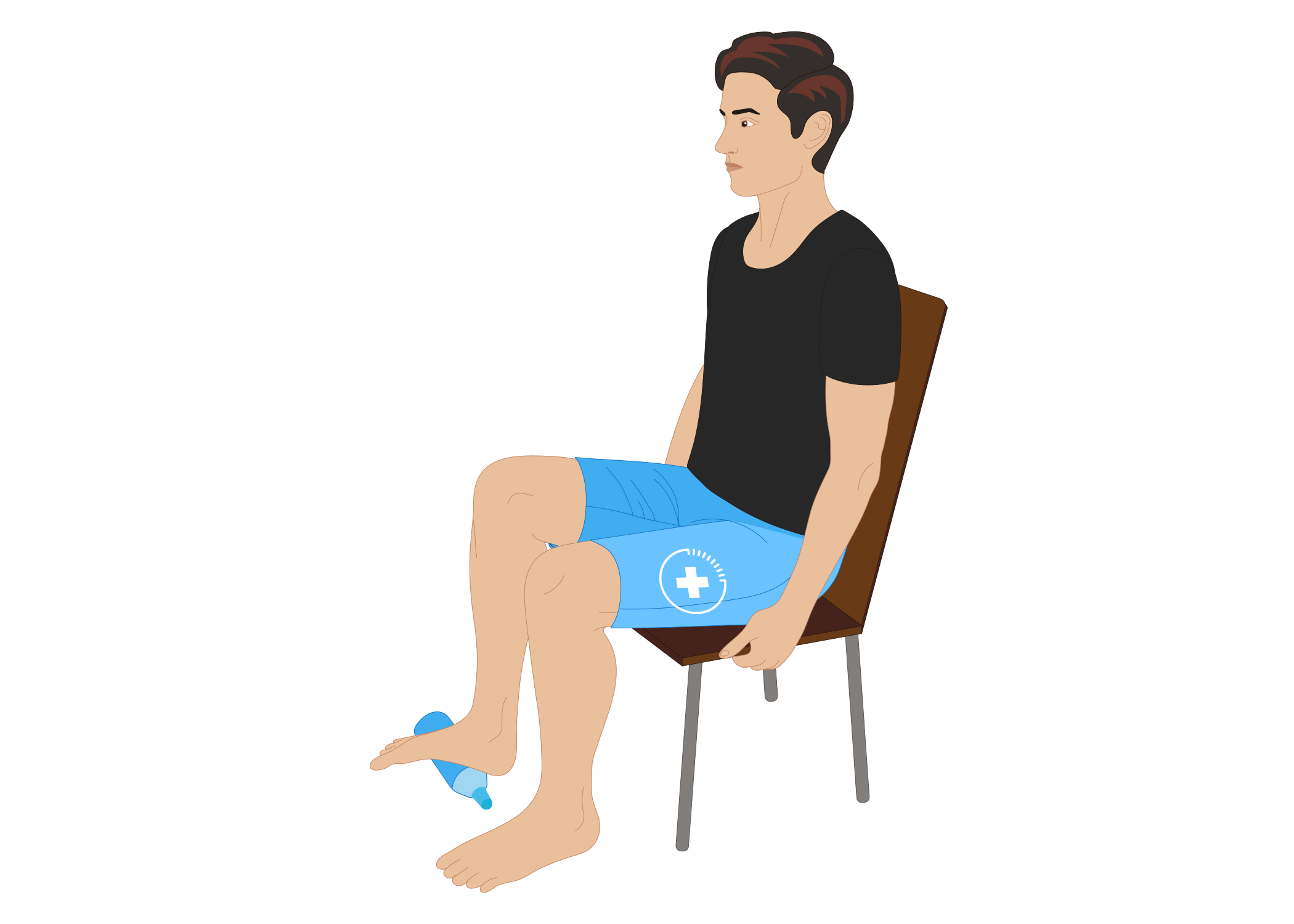 Frozen Water Bottle Roll For Your Plantar Fascia