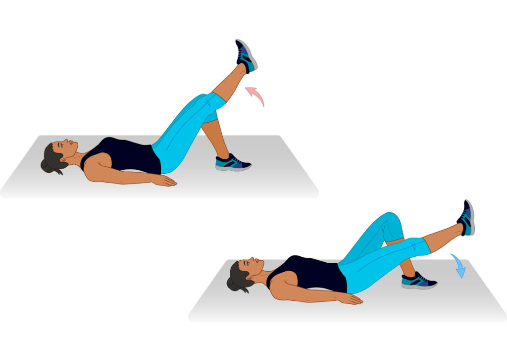 hip extension exercise illustration