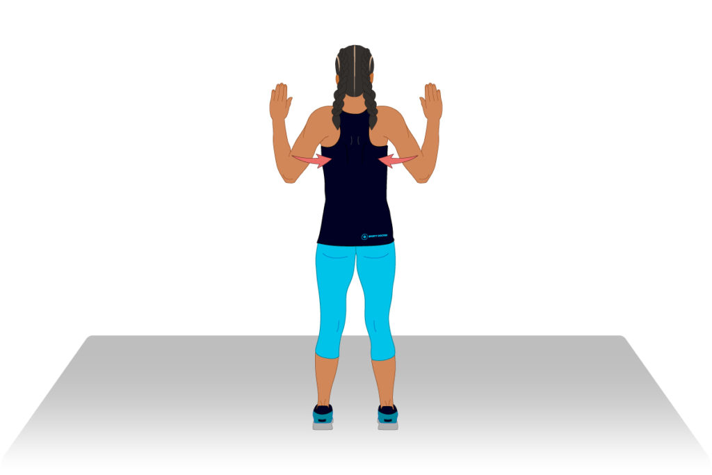 Shoulder blade squeeze