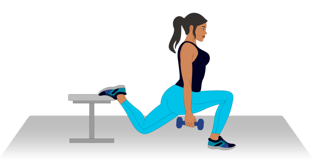 bulgarian split squat