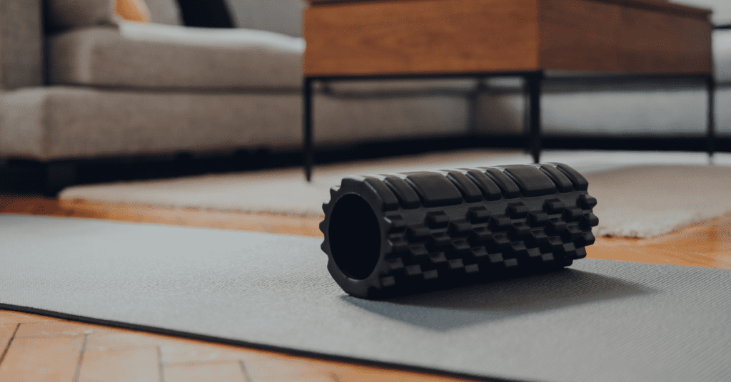myofascial release using quad foam roller