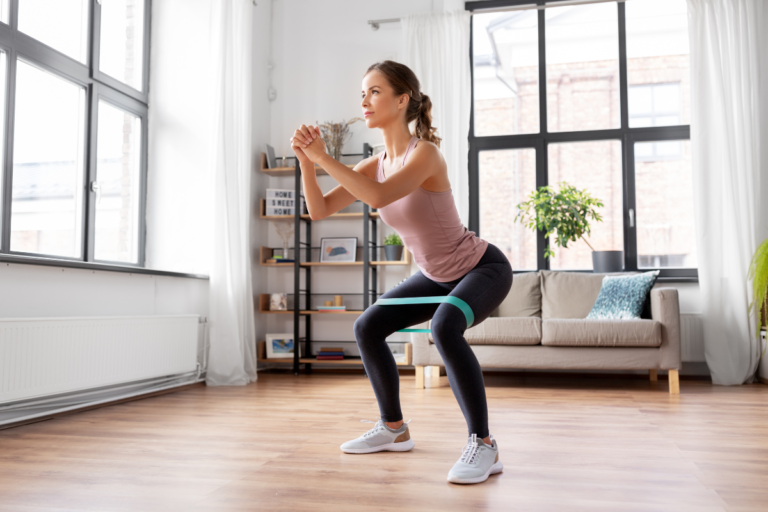 Hip Flexor Exercises with Bands social